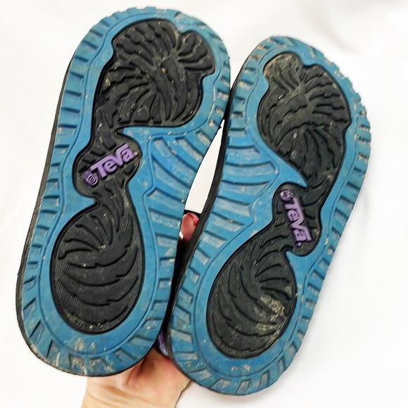 TEVA Classic Hiking Sandals Blue & Purple Size 5/6 - Picture 6 of 7
